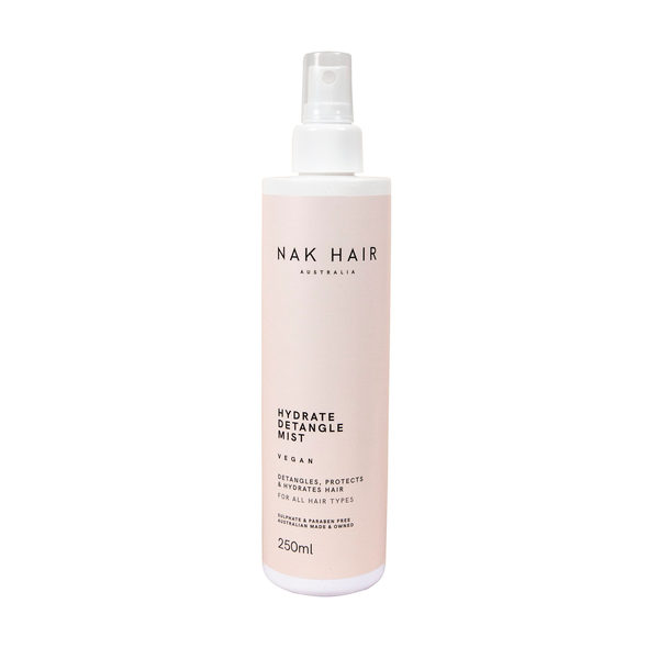 NAK Australian Hair Care Hydrate Detangle Mist Shop NAK CHATTANOOGA TENNESSEE Salon Products