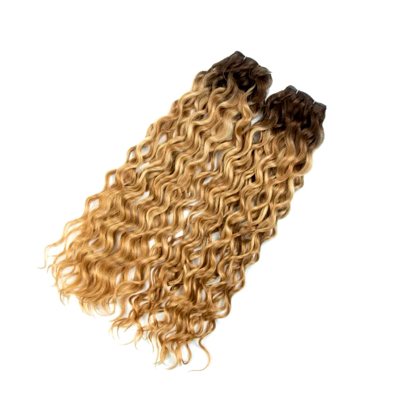 Grace Curly Hair Extensions - Golden Graham