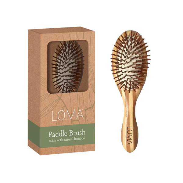 Loma - Oval Paddle Brush in hanging box + FREE Comb
