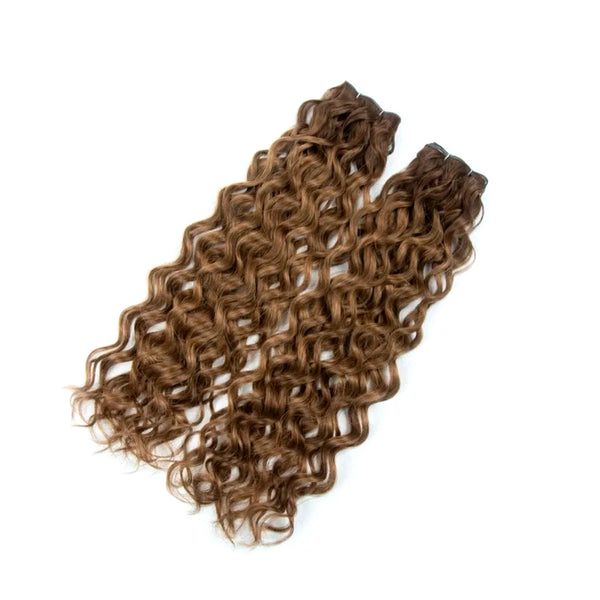 Grace Curly Hair Extensions - Chestnut