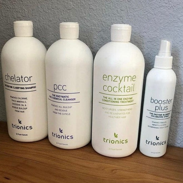 Trionics Booster Plus Leave in Conditioner Booster plus chelator pcc enzyme coktail