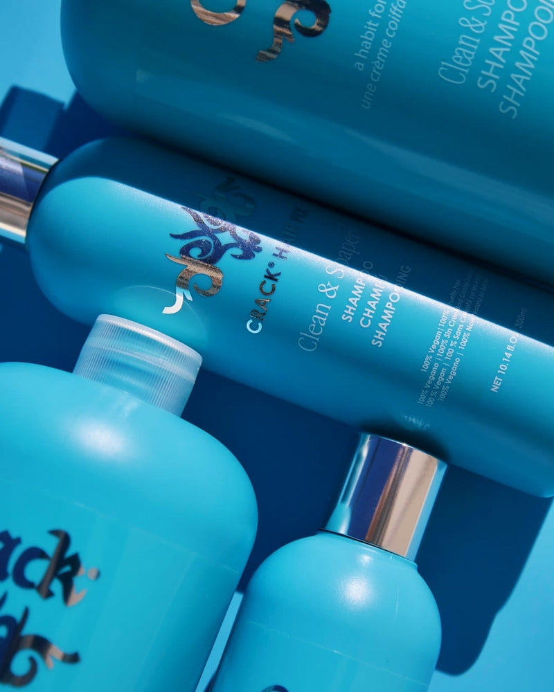Crack In Treatment Conditioner Detangles, tames & improves resiliency Controls frizz