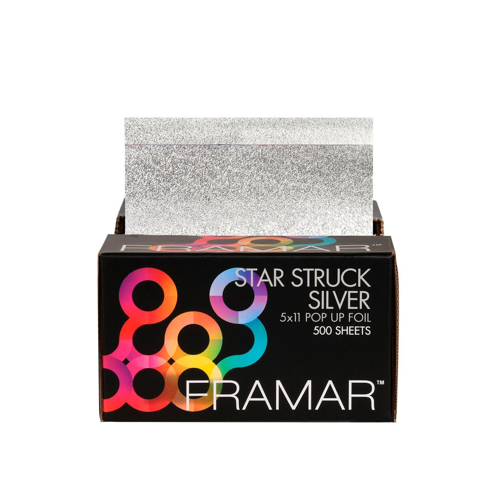 Framar Star Struck Silver 5x11 Pop Up Foil 500 Sheets